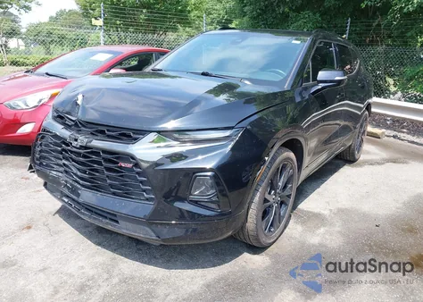 2021 Chevrolet Blazer Fwd Rs из США, поврежденный, VIN 3GNKBERSXMS552535